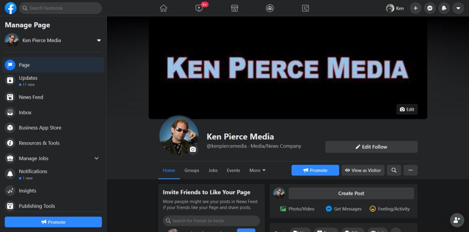 facebook, ken pierce media on facebook